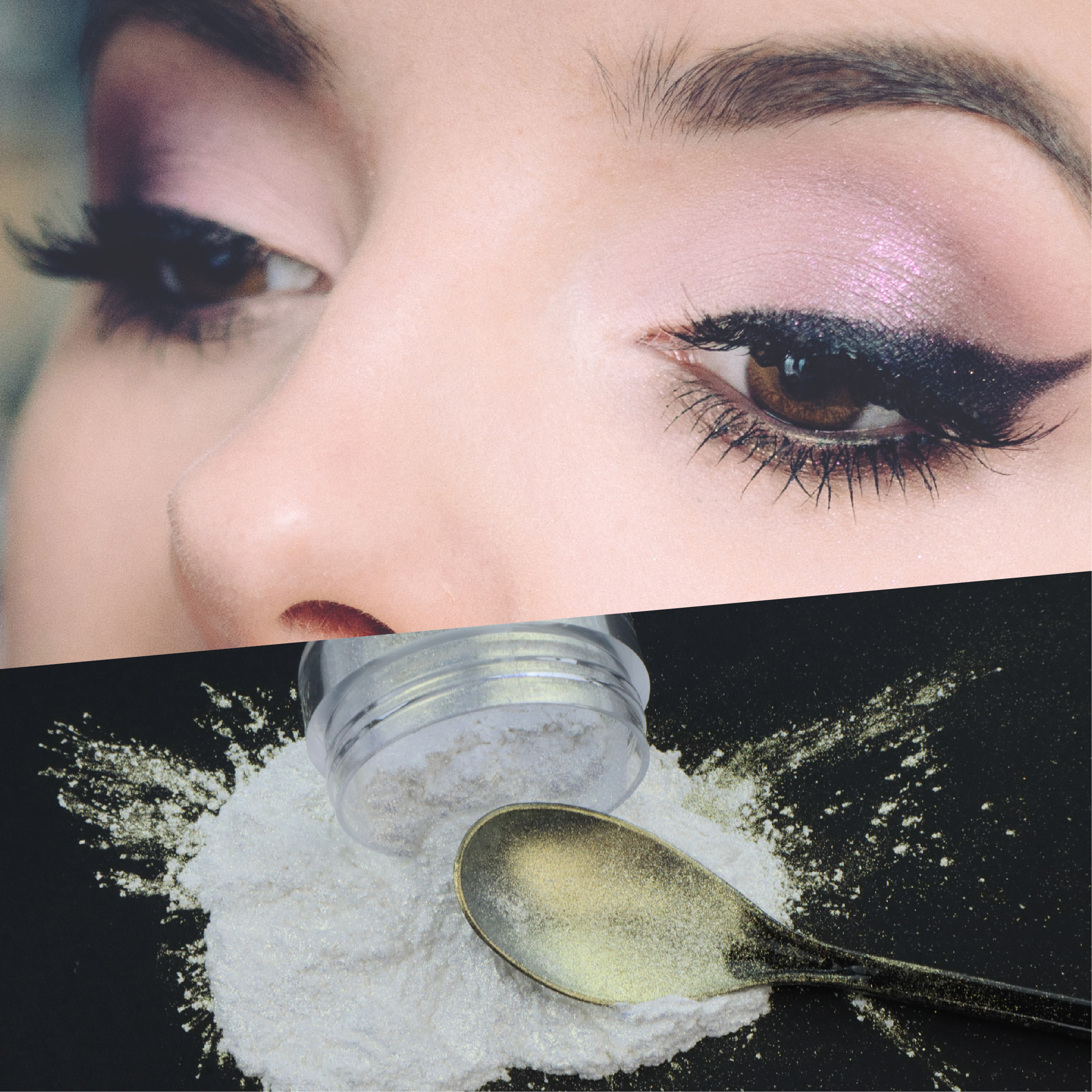 Pigment perłowy o wysokiej chromie